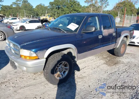 2004 Dodge Dakota Slt from USA, damaged, VIN 1D7HG48N34S737294